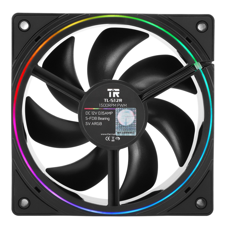 Фото  Thermalright Вентилятор TL-S12R / Reverse / ARGB / 120mm PWM / TRTLS12R