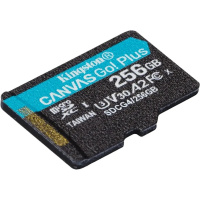 Фото  Micro SecureDigital 256GB Kingston SDCG4/256GBSP Canvas Go! Plus V10 A2 w/o adapter