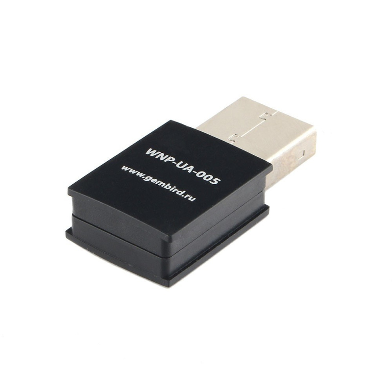 Фото  Gembird Сетевой адаптер WiFi 300 Мбит, мини, USB, 802.11b/g/n, RTL8192EU (WNP-UA-005)