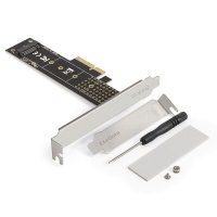 Фото  Exegate EX300629RUS Переходник ExeGate EXE-570 (M.2 M key -> PCI-E x4 v3.0 для установки SSD 2230/2242/2260/2280/22110 M.2 M key в слот PCI-E x4)