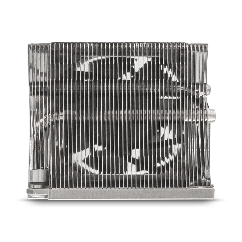 Фото  Exegate EX293440RUS Кулер ExeGate ESNK-P0068APS4.PWM.2U.3647.Cu {Al+Cu, 2U, 3 тепл. трубки, LGA3647, TDP 205W, Fan 80mm, PWM, 2100-6800RPM, 2 ball bea