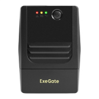 Фото  Exegate EX299487RUS ИБП ExeGate Power NB-850.LED.AVR.4C13.USB (850VA/510W, LED, AVR, 4*C13, USB, батарея 12V 9Ah, Black)