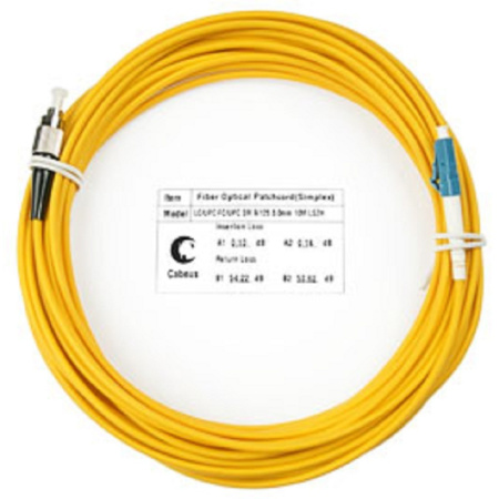 Cabeus FOP(s)-9-LC-FC-20m Шнур оптический simplex LC-FC 9 125 sm 20м LSZH
