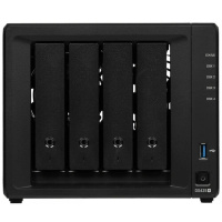Фото  Synology DS425+ Сетевое хранилище NAS black (Intel J4125/2Gb/4(3.5"/2.5"SATA/SSD) + 2 NVMe/RAID/1x1Gb/1x2.5Gb/2xUSB 3.2/no WIFI) вилка UK/HK 3-pin