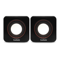 Фото  Exegate EX287050RUS Акустическая система 2.0 ExeGate Disco 160 (питание USB, 2х3Вт (6Вт RMS), 100-20000Гц, черный)