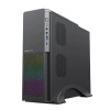 Фото  Zircon Корпус Desk MINI 300W (Desktop, Micro-ATX, Черн., 1*USB3.0, 1*Type-C,  1*80мм)