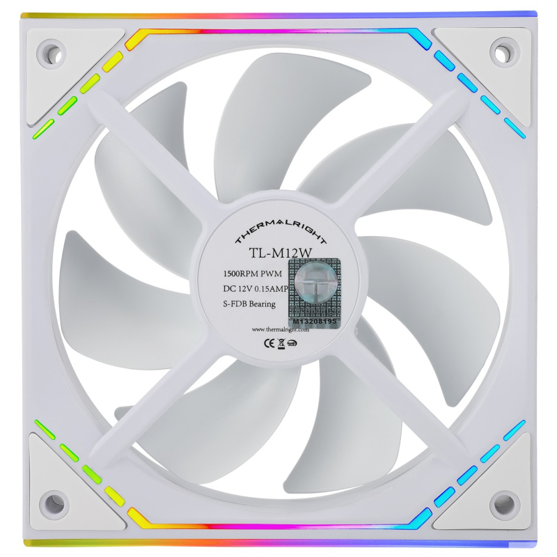 Фото  Thermalright Вентилятор TL-M12W / ARGB / 120mm PWM / TRTLM12W