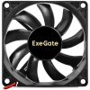 Фото  Exegate EX295236RUS Вентилятор 12В DC ExeGate ExtraSilent ES08015B2P (80x80x15 мм, 2-Ball (двойной шарикоподшипник), 2pin, 1700RPM, 17dBA)