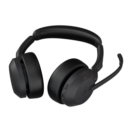 Фото  Jabra 25599-999-899 Наушники с микрофоном Jabra Evolve2 55, Link380c MS Stereo черный накладные BT оголовье (25599-999-899)