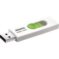 Фото  A-DATA Flash Drive 64GB <AUV320-64G-RWHGN> UV320, USB 3.2, белый/зеленый