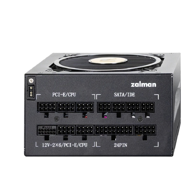 Фото  Zalman <TMX2 VIEW> ZM1200-TMX2 VIEW <1200W, PCIe 5.1, ATX v3.1, FCM, 80+ GOLD, RGB, Retail>