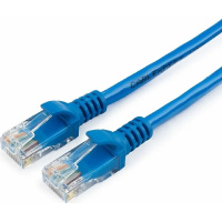 Фото  Cablexpert Патч-корд UTP PP12-1M/B кат.5e, 1м, литой, многожильный (синий)