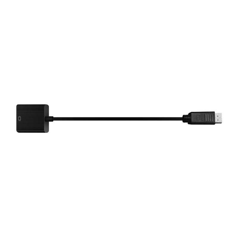Bion Переходник с кабелем HDMI - DisplayPort  19F 20M  однонаправленный DP->HDMI  15см  черный [BXP-