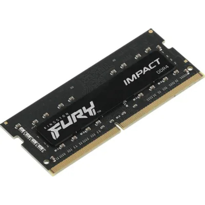 Фото  Kingston DRAM 8GB 3200MHz DDR4 CL20 SODIMM FURY Impact KF432S20IB/8