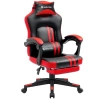 Игровое кресло Diablo Черный/Красный,PU,подножка DEFENDER (64407)