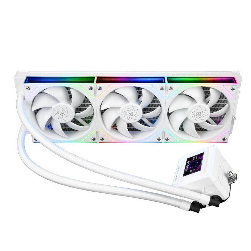 Фото  Thermalright Система водяного охлаждения Frozen Warframe SE 360 ARGB White V2 / 3x120mm ARGB PWM Fans / TRFWSE360AWV2