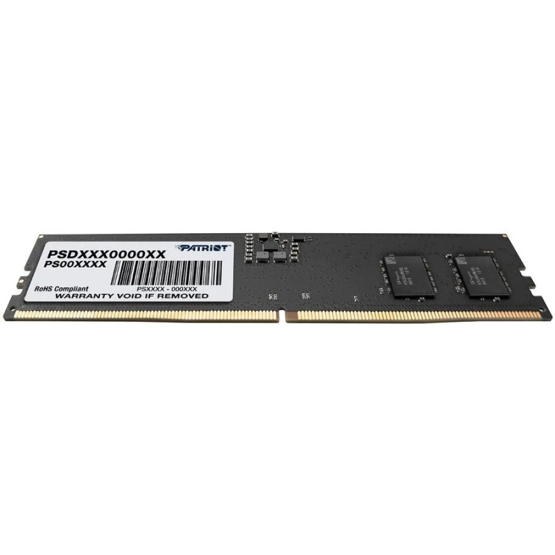 Фото  Patriot DDR5 DIMM 32Gb 5600MHz PSD532G56002 Signature RTL PC5-44800 CL46 ECC 288-pin 1.1В dual rank Ret
