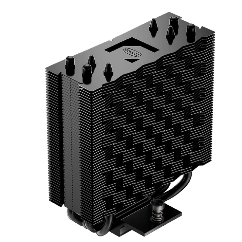 Фото  Кулер PCCooler RT400 BK  S115X/1200/1700/1851/AM4/AM5 (TDP 235W, 1x120mm PWM FAN, 4 тепловые трубки 6мм, 500-2200RPM, 32dBa)