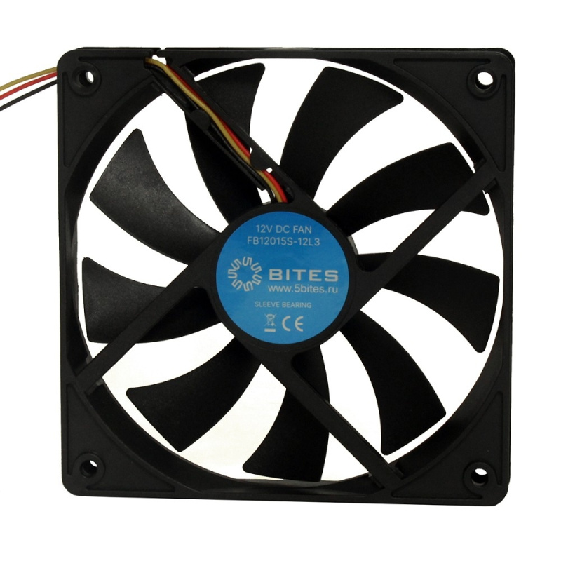 5bites Вентилятор FB12015S-12L3 120X15   SLEEVE   1200RPM   3P