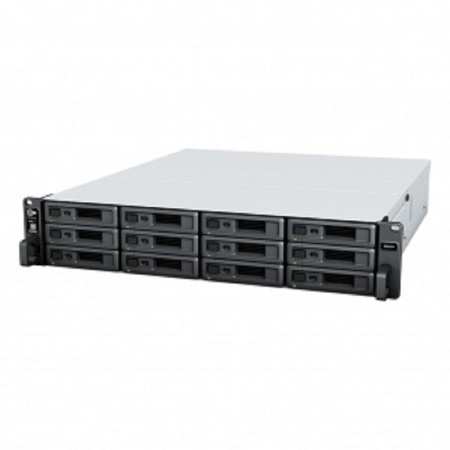 Фото  Synology RS2423+ Сетевое хранилище 12x2.5"/3.5" SATA, AMD Ryzen V1780B/4x3.35GHz, 8GB DDR4, горячая замена 