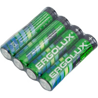 Фото  Ergolux R 03 SR4 (R03SR4, батарейка,1.5В) (4 шт. в уп-ке)