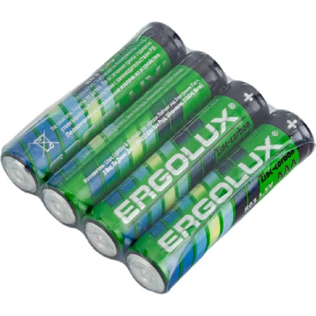 Фото  Ergolux R 03 SR4 (R03SR4, батарейка,1.5В) (4 шт. в уп-ке)