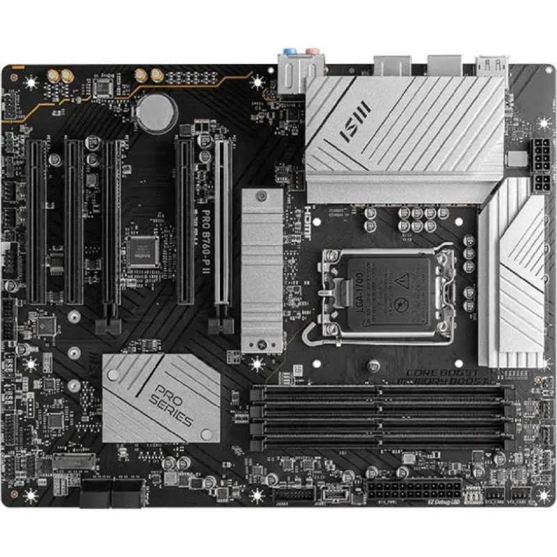 Фото  MSI PRO B760-P II {LGA 1700, Intel B760, ATX} Ret