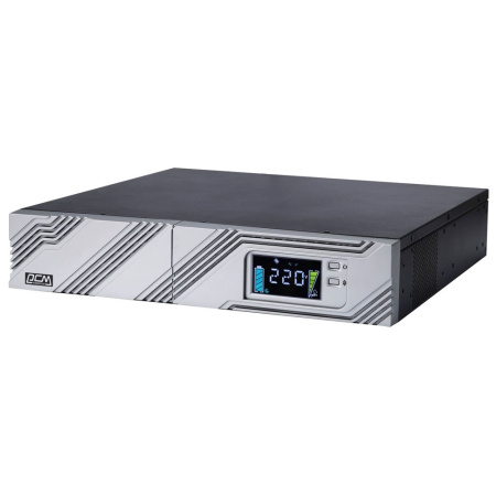 PowerCom SMART RT SRT-2000A LCD ИБП {Line-Interactive  2000VA   1800W  Rack Tower  IEC  Serial+USB  