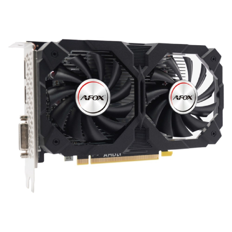 Фото  Видеокарта AFOX Radeon RX550 8GB GDDR5 128Bit DVI/HDMI/DP ATX 2FAN (AFRX550-8192D5H2-V2) RTL
