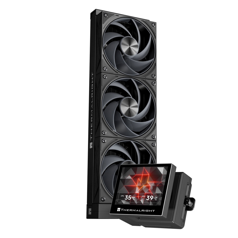 Фото  Thermalright Система водяного охлаждения Stream Vision 360 Black / 3x120mm PWM Fans / TRSV360B