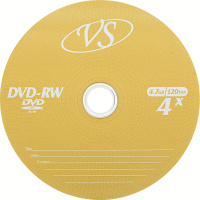 Фото  VS DVD-RW 4,7 GB 4x SL/5 (VSDVDRWSL501) (620816)