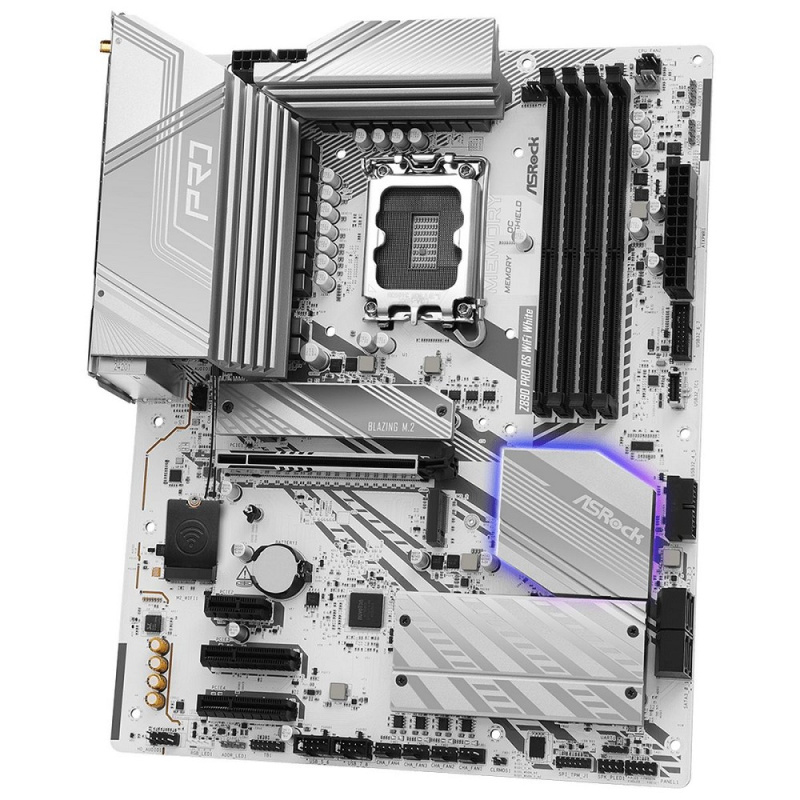 Фото  Материнская плата ASRock Z890 PRO RS WIFI WHITE, RTL