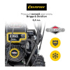 Фото  CHAMPION Снегоуборщик ST656BS  { 6,5лс B&S950 56см 6F/2R колеса 3л, 77,5кг эл.стартер, фара } 