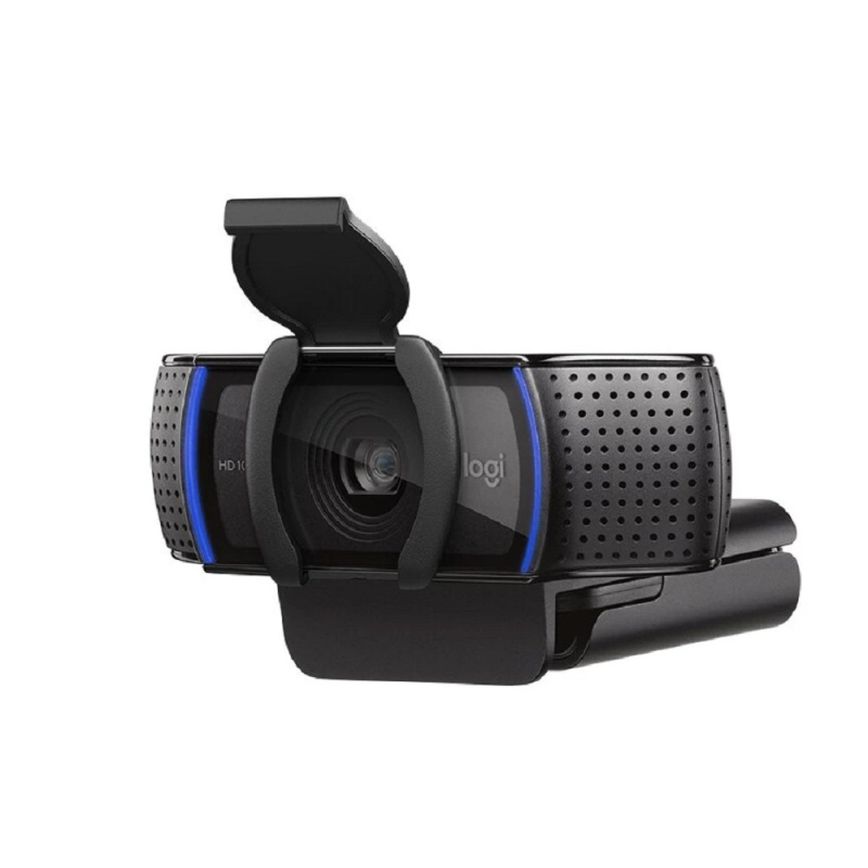 Фото  960-001252/960-001257 Logitech HD Pro Webcam C920S, { черный, 3Mpix, USB2.0, с микрофоном для ноутбука }