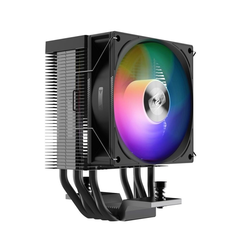 Фото  PCCooler R400 ARGB BK S115X/1200/1700/AM4/AM5 (TDP 180W, 90mm ARGB Fan, 4 тепловые трубки 6мм, 650-2200RPM, 28,3dBa)
