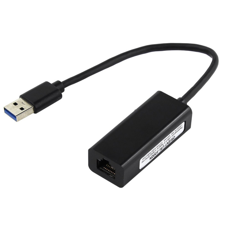 Фото  ORIENT U3L-1000N, Сетевая карта USB 3.0 (USB 3.1 Gen1) Gigabit Ethernet, RTL8153 chipset, 1 Гбит/с, поддержка Win10, Linux, MAC OS (30760)