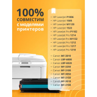 Фото  Bion BCR-CE285/CB435-436/C725/C712 Картридж для HP LJ P1006/1505/M1120/1522;Pro P1102/1214/M1132/1212/1217/1218;Canon MF3010;LBP-6000/6020/MF-3250/310