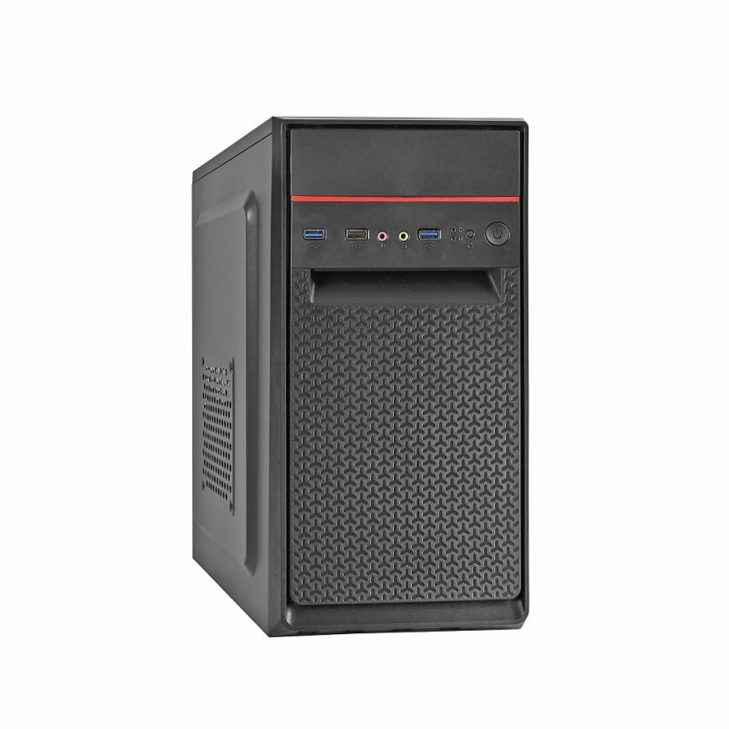 Exegate EX283062RUS Корпус Minitower ExeGate BAA-107U Black  mATX  <AAA400  80mm>  1*USB+2*USB3.0  A