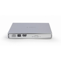 Фото  USB 2.0 Gembird DVD-USB-02-SV пластик, серебро 