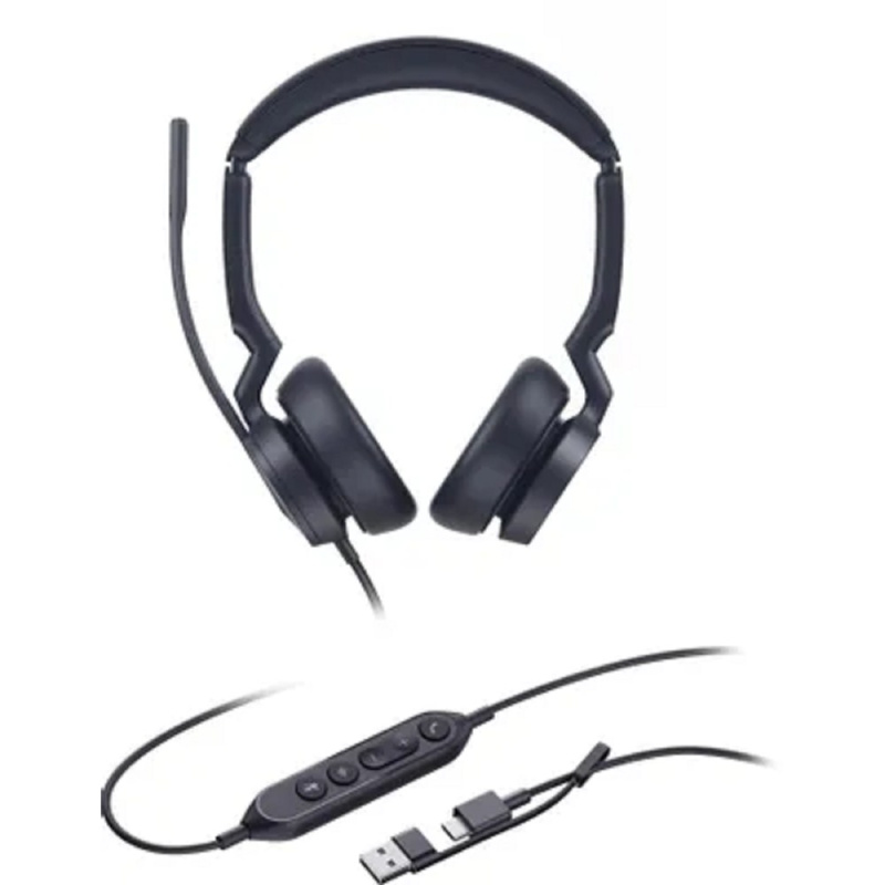 Фото  Гарнитура проводная/ Yealink UH46 Dual UC USB-C/A [1308183]