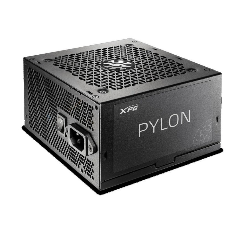 XPG Pylon 550  (ATX 2.52  550W  PWM 120mm FDB  fan  Active PFC  DC to DC  80+ BRONZE Japanese main c