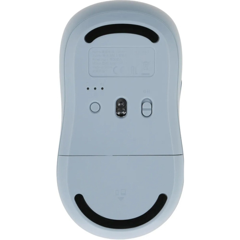 Фото  Мышь Xiaomi Wireless Mouse 3 синий оптическая 1200dpi silent беспров. BT/Radio USB для ноутбука 4but (BHR8914GL)