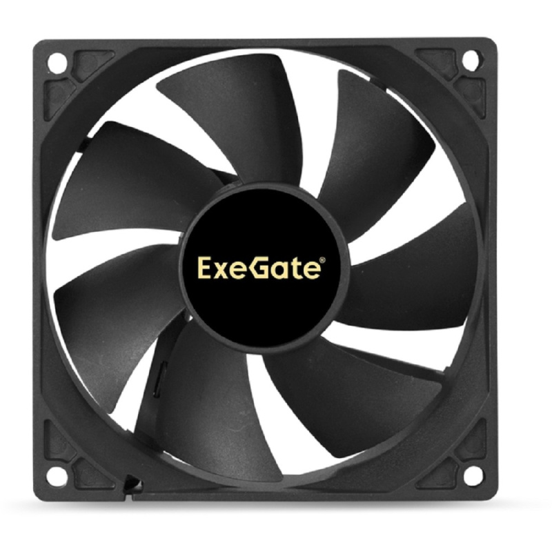 Фото  Exegate EX288927RUS Вентилятор ExeGate EX09225B4P-PWM (92x92x25 мм, 2-Ball (двойной шарикоподшипник), 4pin, PWM, 29dBA)