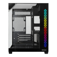 Фото  Ginzzu V340 RGB подсветка, закаленное стекло 1*USB 3.0,1*USB 2.0, AU Белый mATX