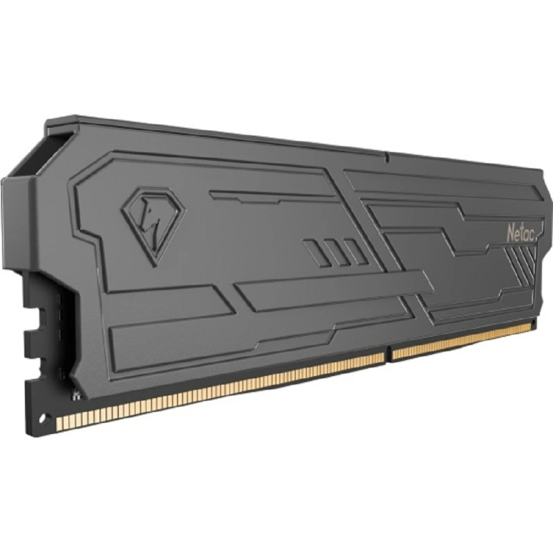 Фото  Netac DDR4 DIMM 8GB Shadow III 3200MHz CL16 1.35V / NTSHD4P32SP-08K / Black / with radiator