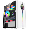 1STPLAYER Корпус  INFINITE SPACE IS3 White   mATX  TG   1x120mm RGB fan inc.   IS3-WH-1F2-W