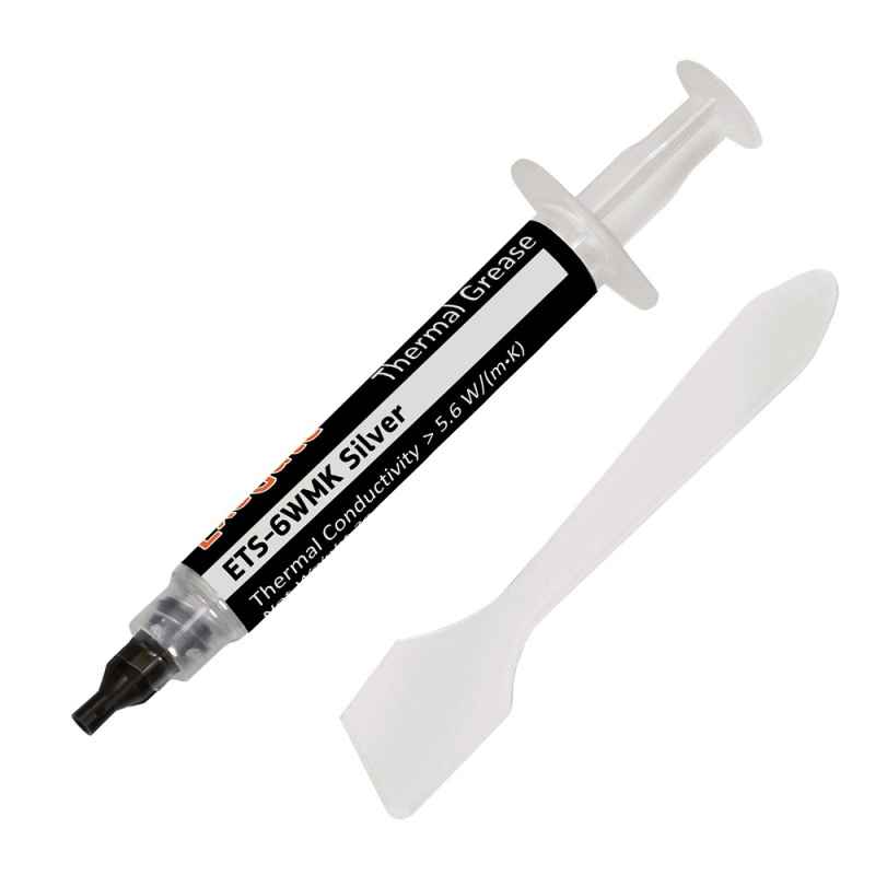Exegate EX282346RUS Термопаста ETS-6WMK Silver  шприц с лопаткой  2г