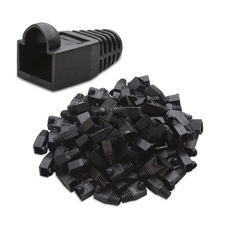 Фото  5bites Колпачок US016-50BK RJ45 / BLACK / 50ШТ