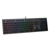 Фото  Клавиатура A4Tech Fstyler FX60 серый USB slim LED (FX60 GREY / NEON)