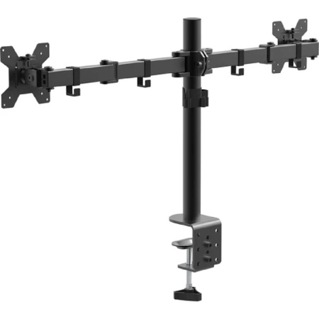 Фото  Кронштейн для монитора Filum FL-DM001DB двойной, VESA: 75x75/100x100, для диагонали 10"-32", два типа крепления, макс. нагрузка 10кг, черный (1094479)